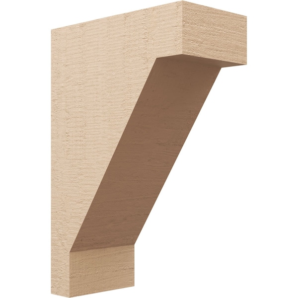Ekena Millwork 10"W x 20"D x 30"H Classic Burlington Rough Cedar Woodgrain TimberThane Corbel, Primed Tan CORUR10X20X30BURRCPR - main